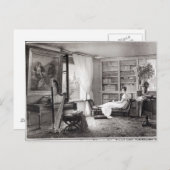 Carte Postale Madame Recamier à l'Abbaye aux Bois (Devant / Derrière)