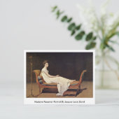 Carte Postale Madame Recamier-Portrait.Par Jacques-Louis David (Debout devant)