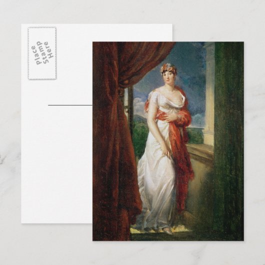 Carte Postale Madame Tallien (Devant / Derrière)