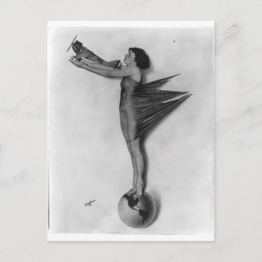 Carte Postale Madame vintage de Rocket (Devant)