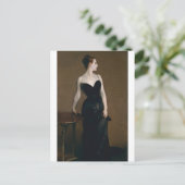 Carte Postale Madame X par John Singer Sargent (Debout devant)