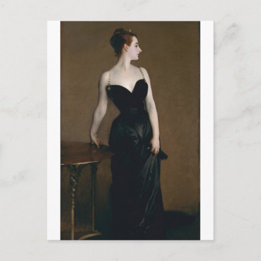 Carte Postale Madame X par John Singer Sargent (Devant)