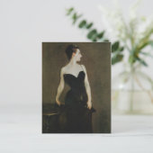 Carte Postale Madame X par John Singer Sargent (Debout devant)
