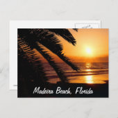 Carte Postale Madeira Beach Floride (Devant / Derrière)