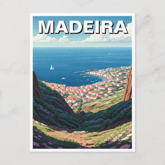 Carte Postale Madeira Portugal Travel (Devant)