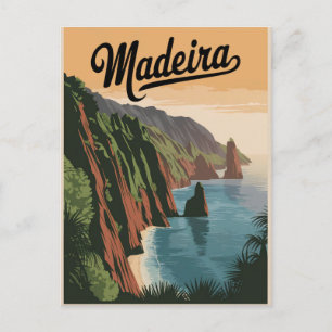 Carte Postale Madeira Portugal Vintage