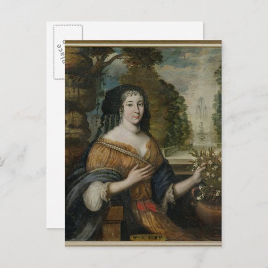 Carte Postale Madeleine de Scudery (Devant / Derrière)