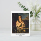 Carte Postale Madeleine pénitente par Titien (Debout devant)