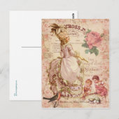 Carte Postale Mademoiselle Couture (Devant / Derrière)