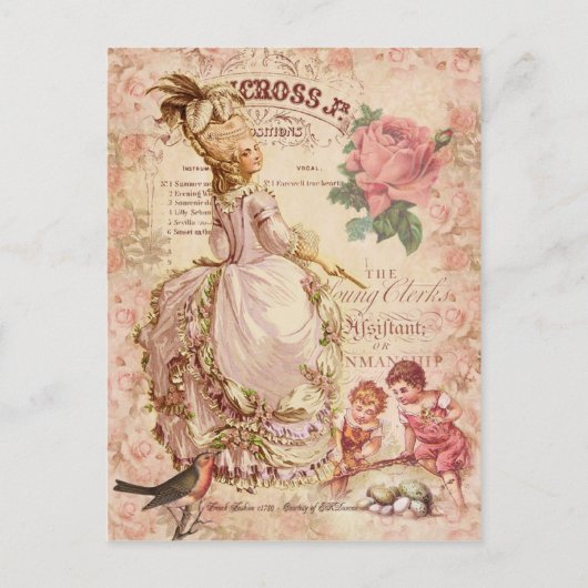 Carte Postale Mademoiselle Couture (Devant)