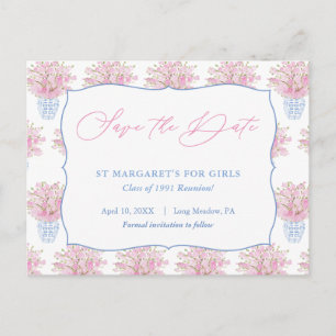 Carte Postale Mademoiselle Sauvegarder La Date Pour Réunion D'an