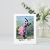 Carte Postale Mademoiselle Vanoni (Debout devant)