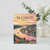 Carte Postale Madison États-Unis (Debout devant)