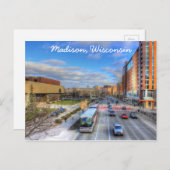 Carte postale Madison Wisconsin (Devant / Derrière)