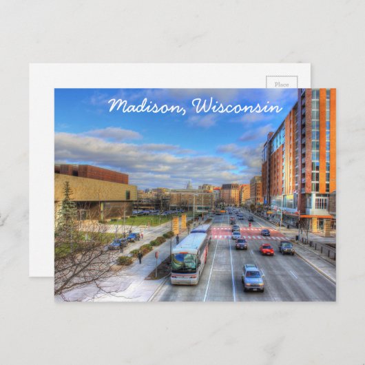 Carte postale Madison Wisconsin (Devant / Derrière)