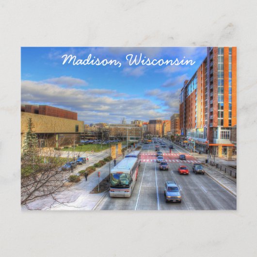 Carte postale Madison Wisconsin (Devant)