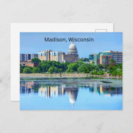 Carte postale Madison, Wisconsin (Devant / Derrière)