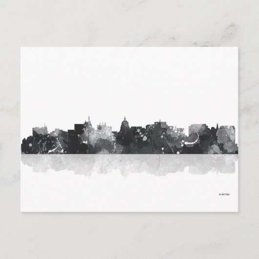 CARTE POSTALE MADISON, WISCONSON SKYLINE (Devant)