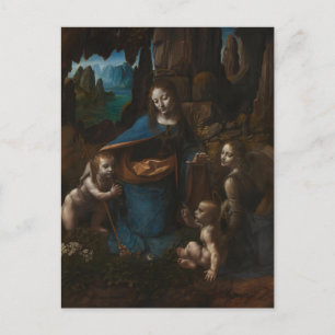 Carte Postale Madone des Rochers, Vierge Marie, Jésus, Jean