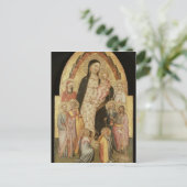Carte Postale Madone et Enfant Enthronisés (Debout devant)