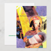 Carte postale Madone urbaine (Devant / Derrière)