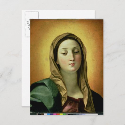 Carte Postale Madonna (Devant / Derrière)