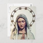 CARTE POSTALE MADONNA (Devant / Derrière)