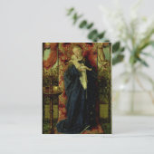 Carte Postale Madonna à la Fontaine, 1439 (Debout devant)