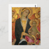 Carte Postale Madonna and child (Devant / Derrière)