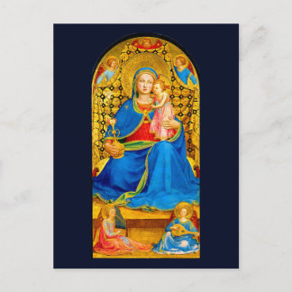 Carte Postale Madonna and Child Holiday Christmas postcard