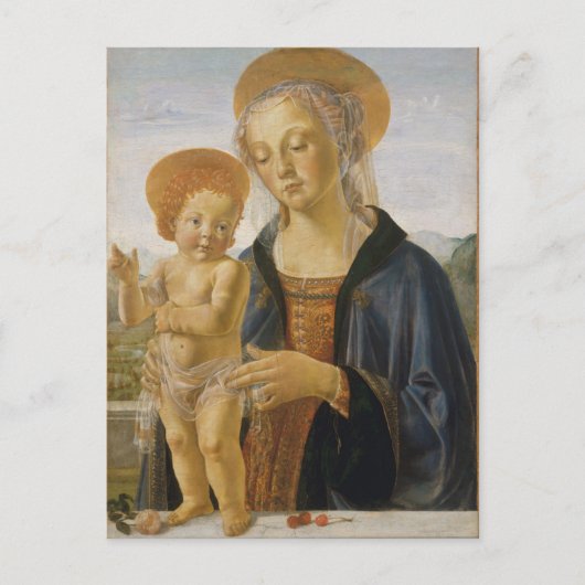 Carte Postale Madonna and Child, vers 1470 (Devant)