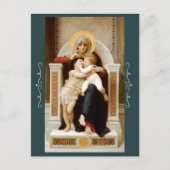Carte Postale Madonna avec enfant et Jean Baptiste (Devant)