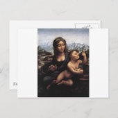 Carte Postale Madonna avec le Yarnwinder (Devant / Derrière)