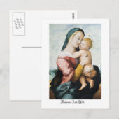 Carte postale Madonna & Child (Devant / Derrière)