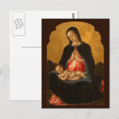 Carte postale Madonna & Child Art (Devant / Derrière)