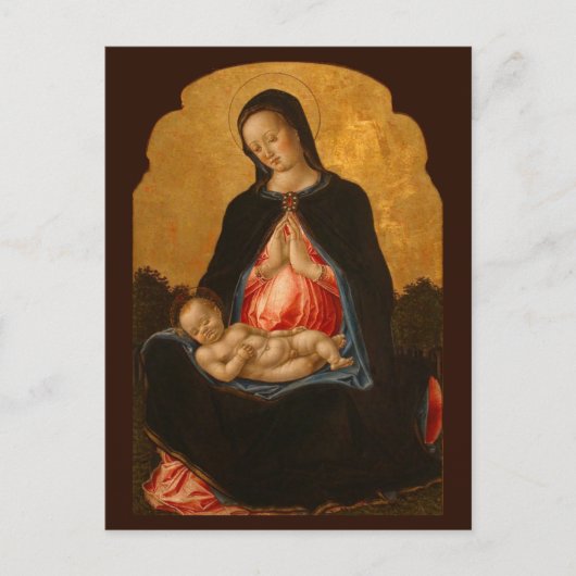 Carte postale Madonna & Child Art (Devant)