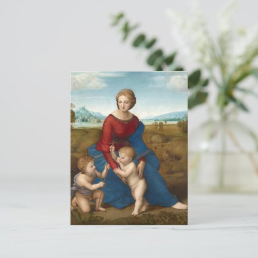 Carte Postale Madonna dans le pré | Raphael (Debout devant)