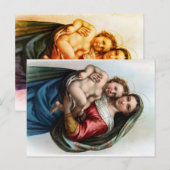 Carte postale Madonna de Raphael (Devant / Derrière)
