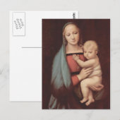 Carte Postale Madonna Del Granduca par Raphael (Devant / Derrière)