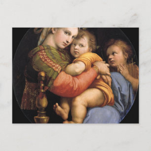 Carte Postale Madonna Della Sedia