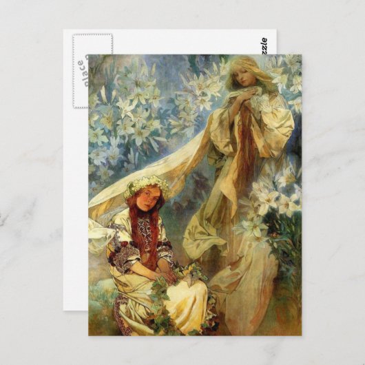 Carte Postale Madonna des lis 1905 (Devant / Derrière)