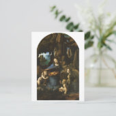 Carte Postale Madonna des Rochers par Léonard de Vinci c.1483 (Debout devant)