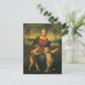 Carte Postale Madonna du Goldfinch par Raphael Sanzio (Debout devant)