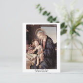 Carte Postale Madonna Du Livre De Sandro Botticelli (Debout devant)