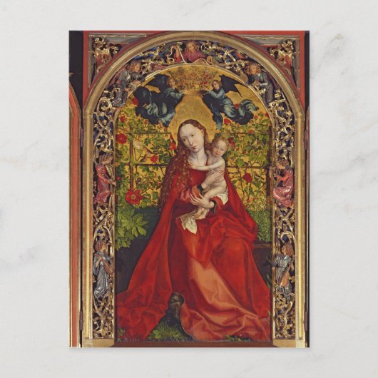 Carte Postale Madonna du Rose Bower, 1473 (Devant)