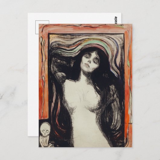 Carte Postale Madonna | Edvard Munch | (Devant / Derrière)