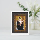 Carte postale Madonna et Child Holiday (Debout devant)