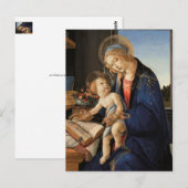 Carte Postale Madonna et enfant (Devant / Derrière)