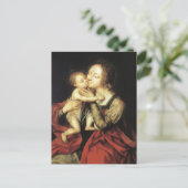 CARTE POSTALE MADONNA ET ENFANT (Debout devant)