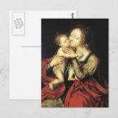 CARTE POSTALE MADONNA ET ENFANT (Devant / Derrière)